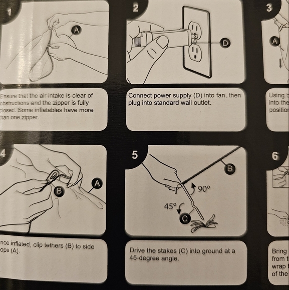 NWT Halloween Spooky Village Inflatable Floating Ghost 3.5 ft - Picture 8 of 10